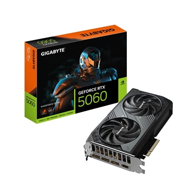Gigabyte RTX 5060 WINDFORCE OC 8GB GDDR7 Dual Fan Graphics Card