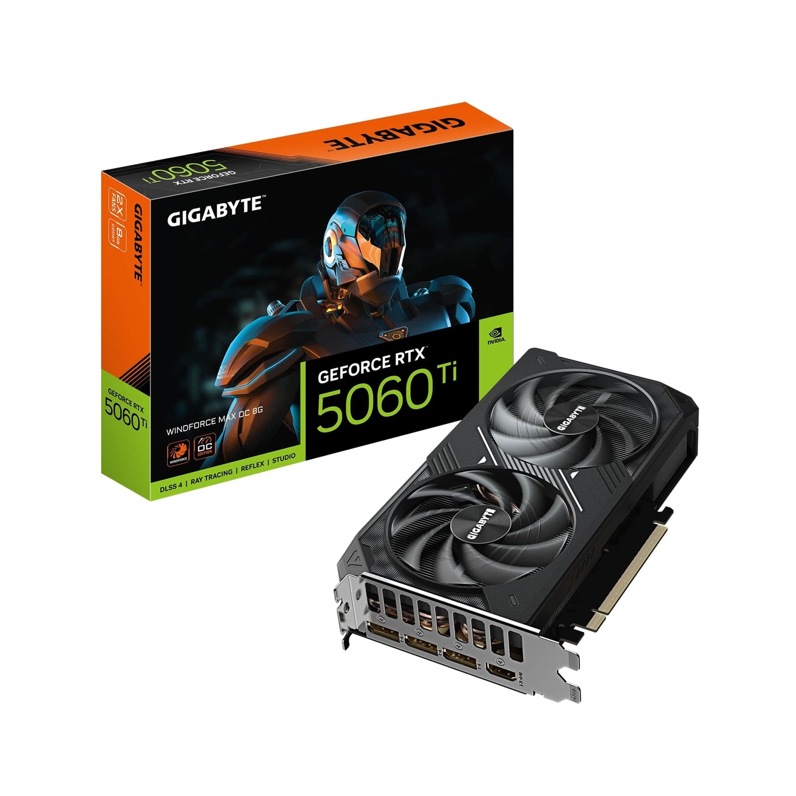 Gigabyte RTX 5060 Ti Windforce Max OC 8GB GDDR7 Graphics Card