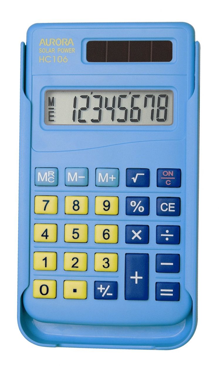 Aurora HC106 Handheld Calculator