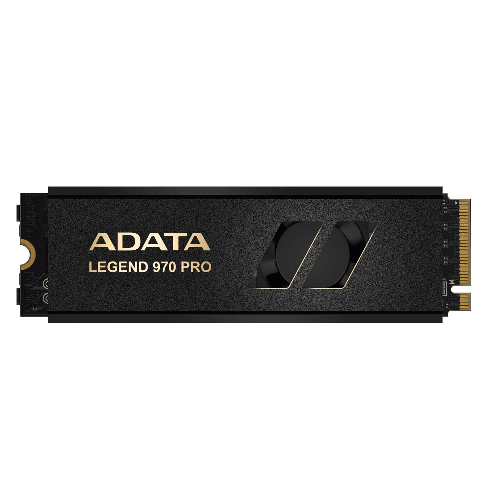 ADATA Legend 970 2TB PCIe Gen 5 NVMe SSD with dual-layer active cooling, M.2 2280, read 14,000MB/s, write 11,000MB/s.