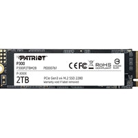 Patriot P300 2TB NVMe M.2 SSD PCIe Gen3 x4 - 2100MB/s