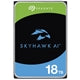 Seagate SkyHawk AI 18TB Surveillance HDD - 7200RPM 256MB SATA III