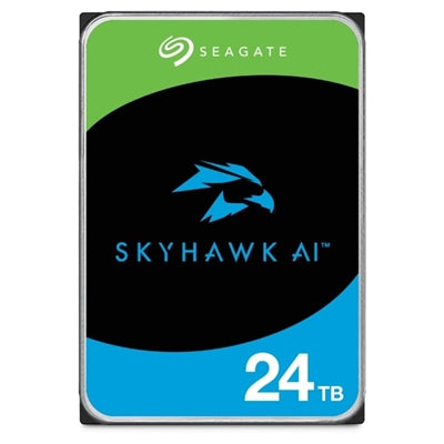 Seagate SkyHawk AI 24TB Surveillance HDD - Helium Sealed 3.5