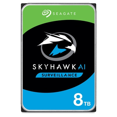 Seagate SkyHawk AI 8TB Surveillance HDD 7200RPM 256MB SATA III