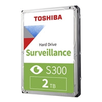 Toshiba S300 2TB Surveillance HDD SATA III 5400RPM 128MB 24/7