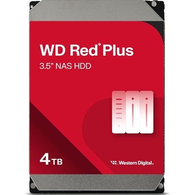 WD Red Plus 4TB NAS Hard Drive 3.5