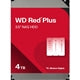 WD Red Plus 4TB NAS Hard Drive 3.5