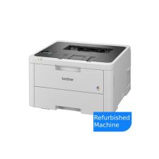 Refurbished Brother HL-L3220CWE color laser printer in compact design with USB connectivity