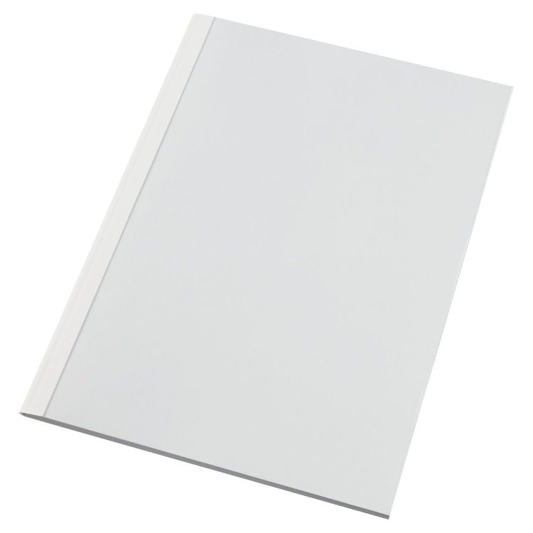 GBC IB451737 Leathergrain White Thermal 6mm Binding Covers