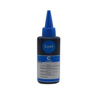 InkLab 100ml Cyan Refill Ink - Dye-Based Universal Printer Ink