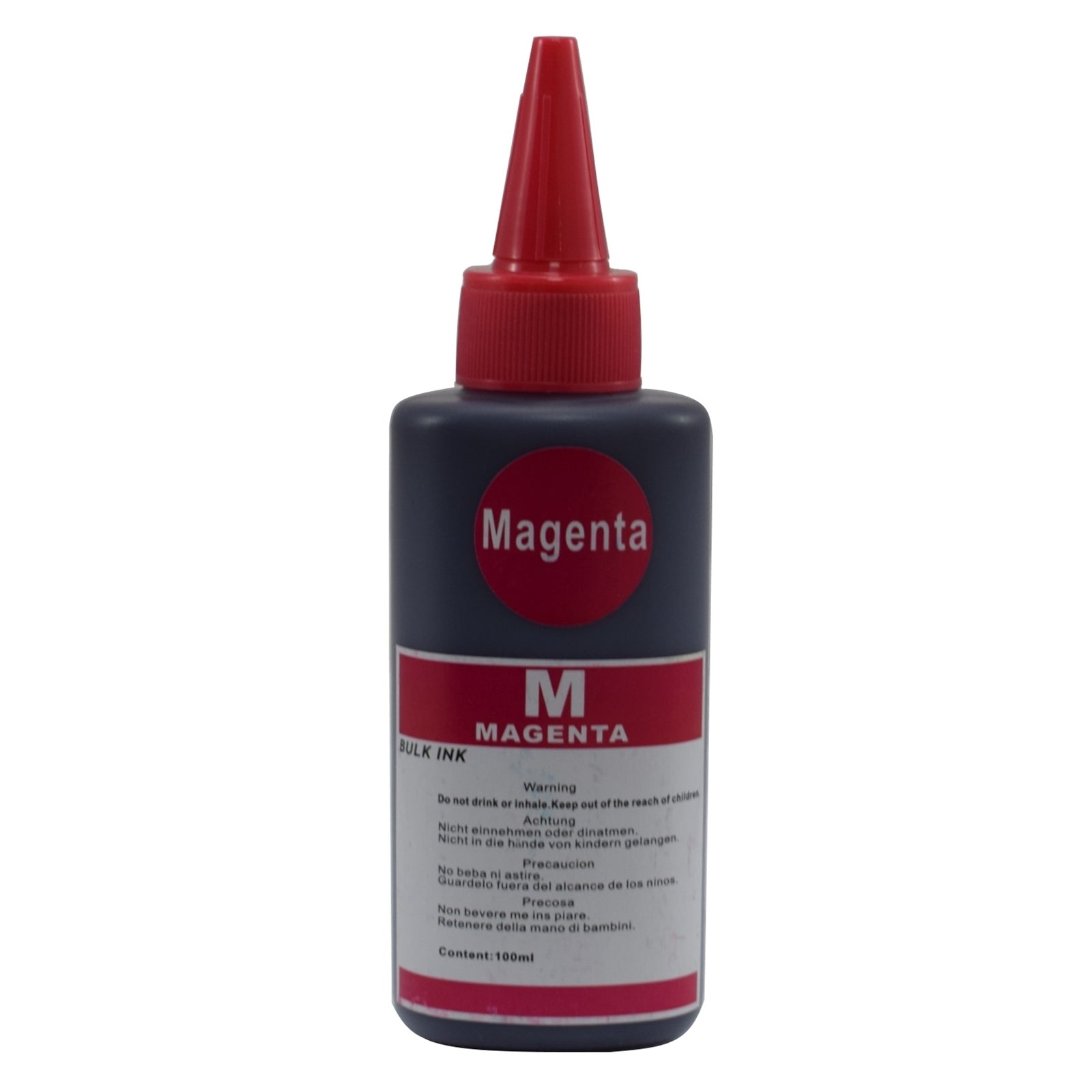 InkLab Universal Refill Ink 100ml Magenta Dye-Based for Printers