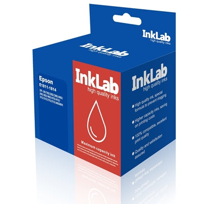 InkLab 18 Compatible Ink Cartridges Epson XP CMYK 4-Pack 17ml