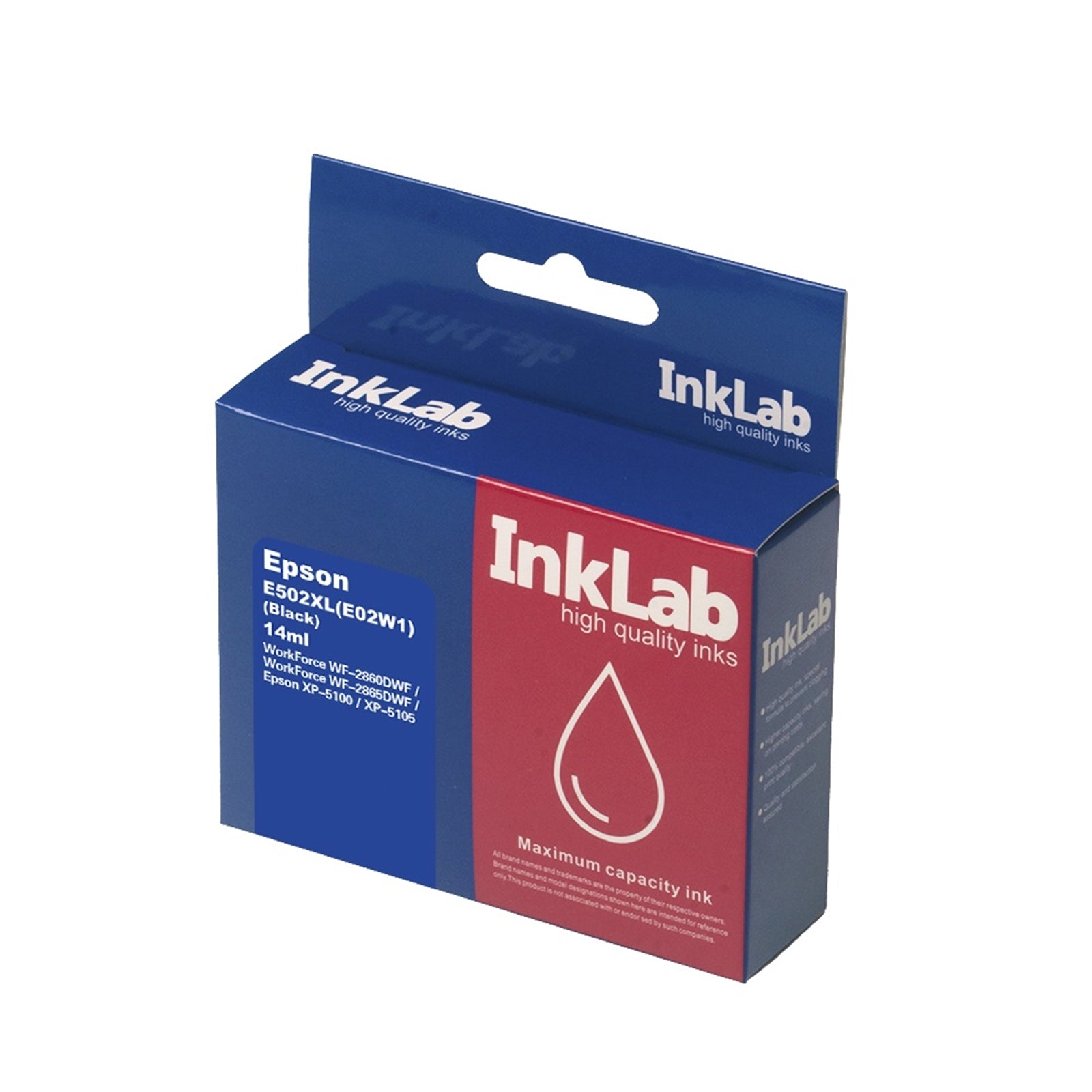 InkLab 502XL Epson Compatible Black Ink Cartridge - High Yield