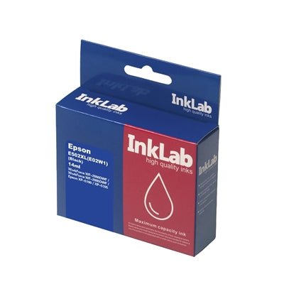 InkLab 502XL Epson Compatible Black Ink Cartridge - High Yield