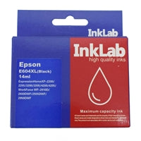 InkLab 604 High-Yield Black Ink Cartridge - Epson T604 Compatible