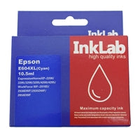 InkLab 604 Cyan Ink - Compatible High-Yield T604 Cartridge