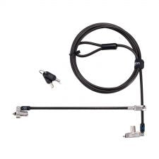 Kensington K60508WW Slim N17 2.0 Keyed Dual Head Laptop Lock for Wedge-Shaped Slots