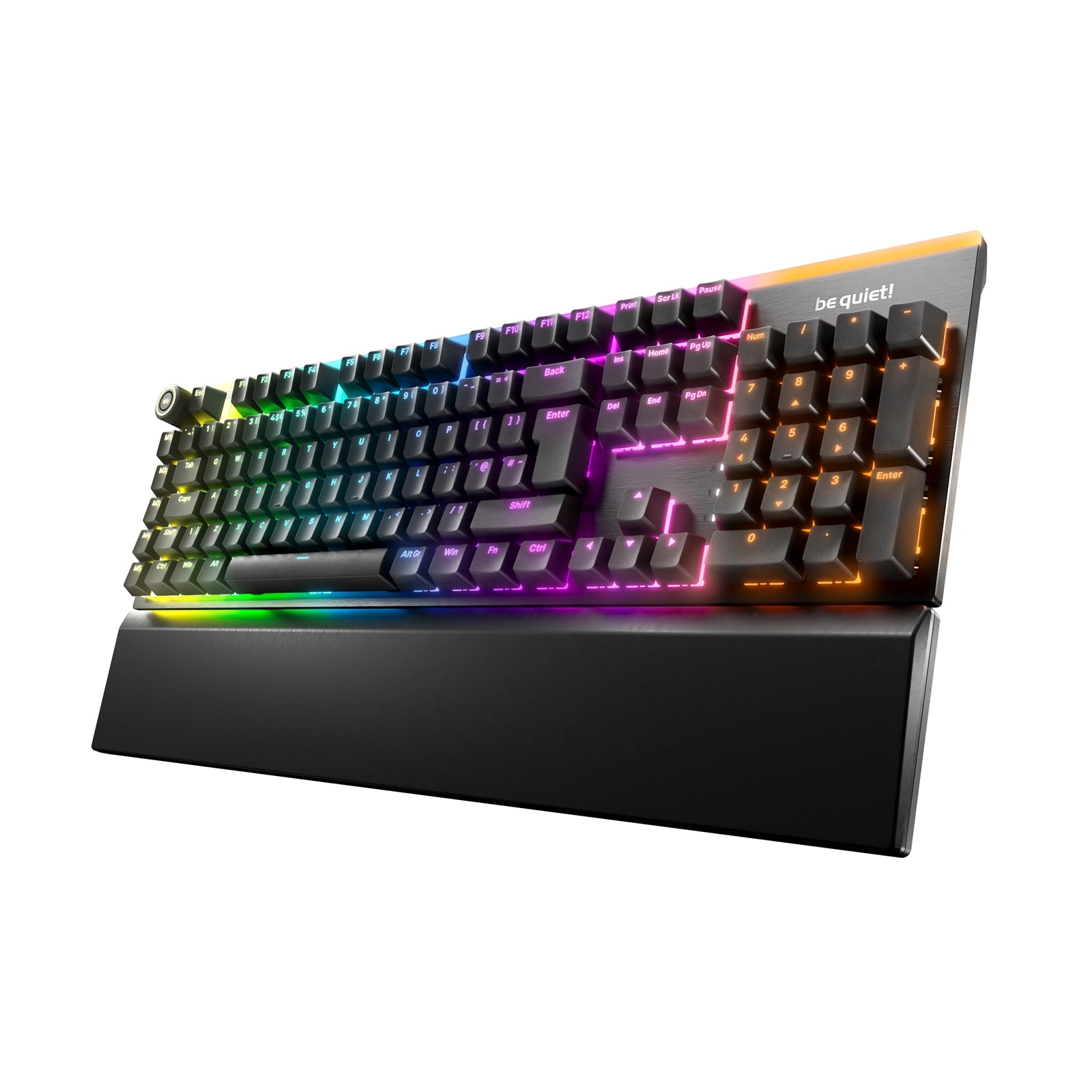 Be Quiet! Silent Tactile Mechanical Keyboard - ARGB PBT Aluminum