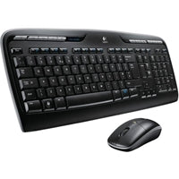 Logitech MK330 Wireless Keyboard Mouse Combo UK QWERTY 2.4GHz Black