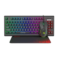 Marvo CM310 RGB Gaming Bundle - 87-Key TKL Keyboard Mouse Pad Set