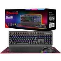 Marvo Scorpion CM420 Gaming Bundle - Mechanical Blue Switch RGB 3-in-1