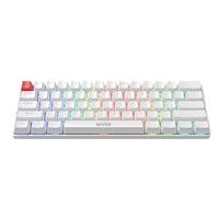 Marvo KG933G 60% Mechanical Keyboard White RGB UK Layout 61-Key