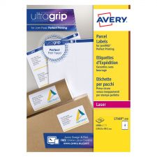 Avery L7169-250 Parcel Labels 250 sheets - 4 Labels per Sheet