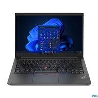 Lenovo ThinkPad E14 laptop with 14-inch Full HD screen, Intel Core i3, 16GB RAM, 256GB SSD, and Windows 11 Pro.