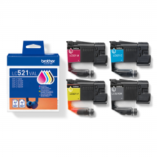 Brother LC521VAL Value pack Ink Cartridge B-C-M-Y