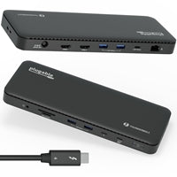 Plugable TBT4-UD5 Thunderbolt 4 Dock 13-Port Dual 4K HDMI 96W