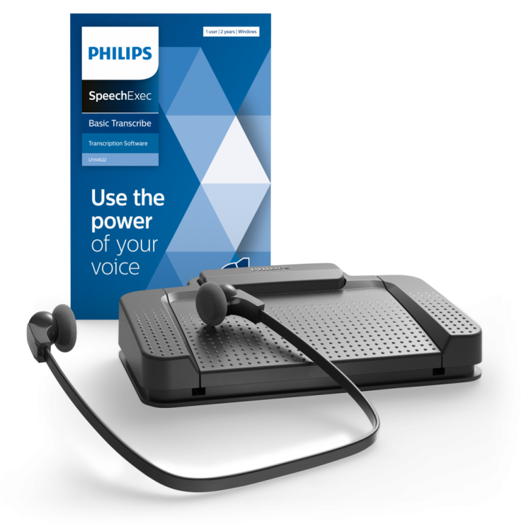 Philips LFH7177 SpeechExec 11 Transcription Kit and Software