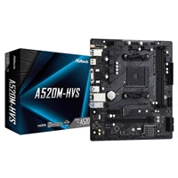 ASRock A520M-HVS AM4 Micro-ATX Motherboard - DDR4, 6-Phase, M.2