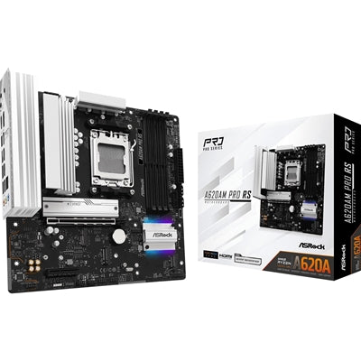 ASRock A620AM PRO RS AM5 Micro ATX Motherboard DDR5 7200MHz 2.5G