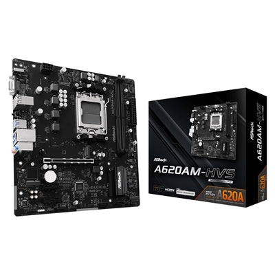 ASRock A620AM-HVS AM5 Micro-ATX Motherboard DDR5 PCIe 4.0 M.2