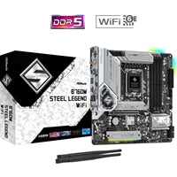 ASRock B760M Steel Legend WiFi Micro-ATX Motherboard DDR5 PCIe 5.0