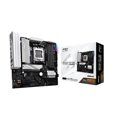 ASRock B850M Pro RS AM5 Motherboard - Micro-ATX, DDR5, PCIe 5.0