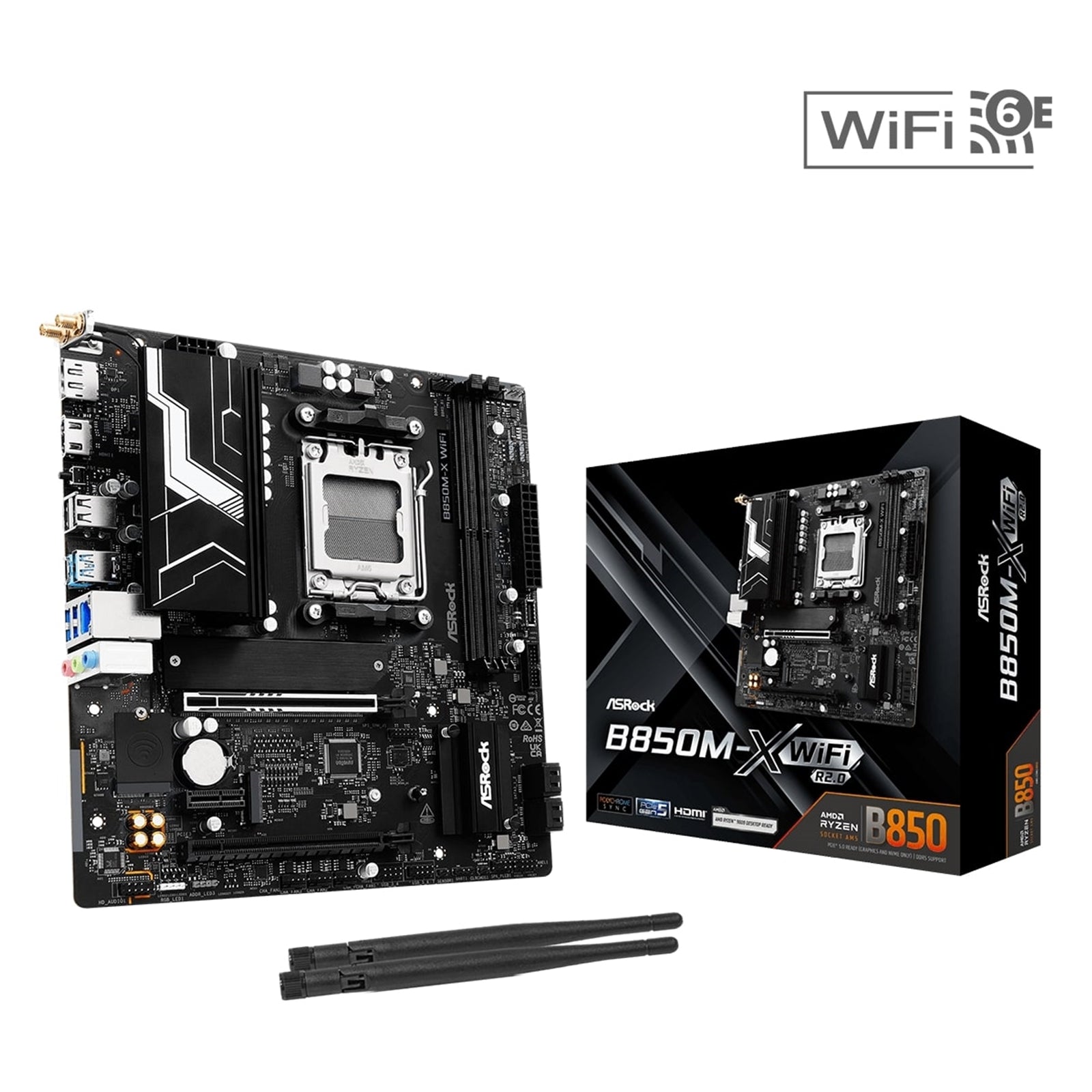 ASRock B850M-X WiFi AM5 Micro-ATX Motherboard DDR5 PCIe 5.0