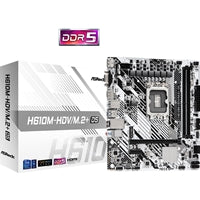 ASRock H610M-HDV/M.2+ D5 LGA1700 DDR5 Micro-ATX Motherboard
