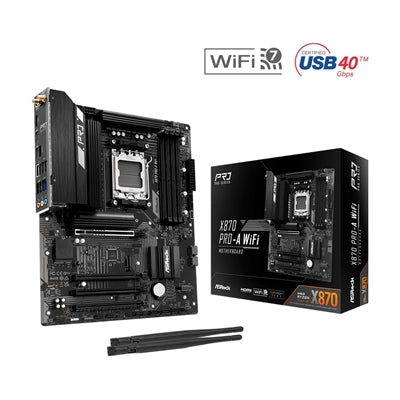 ASRock X870 Pro-A WiFi AM5 ATX Motherboard DDR5 PCIe 5.0 USB4