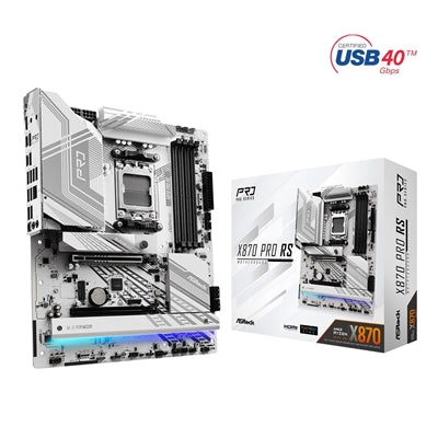 ASRock X870 PRO RS AM5 ATX Motherboard DDR5 8000MHz PCIe 5.0