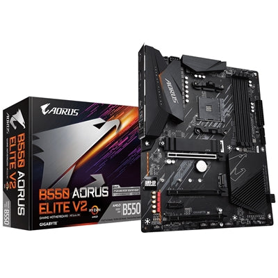 Gigabyte B550 AORUS ELITE V2 ATX Motherboard 12+2 Phase 50A DrMOS