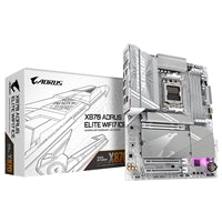 Gigabyte X870 AORUS ELITE WIFI7 ICE White ATX AM5 Motherboard DDR5
