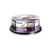 Philips DVD-R 16X 4.7GB 25-Pack Spindle - Recordable Blank Discs