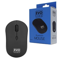 Evo Labs Bluetooth Wireless Mouse 800 DPI Optical Matte Black