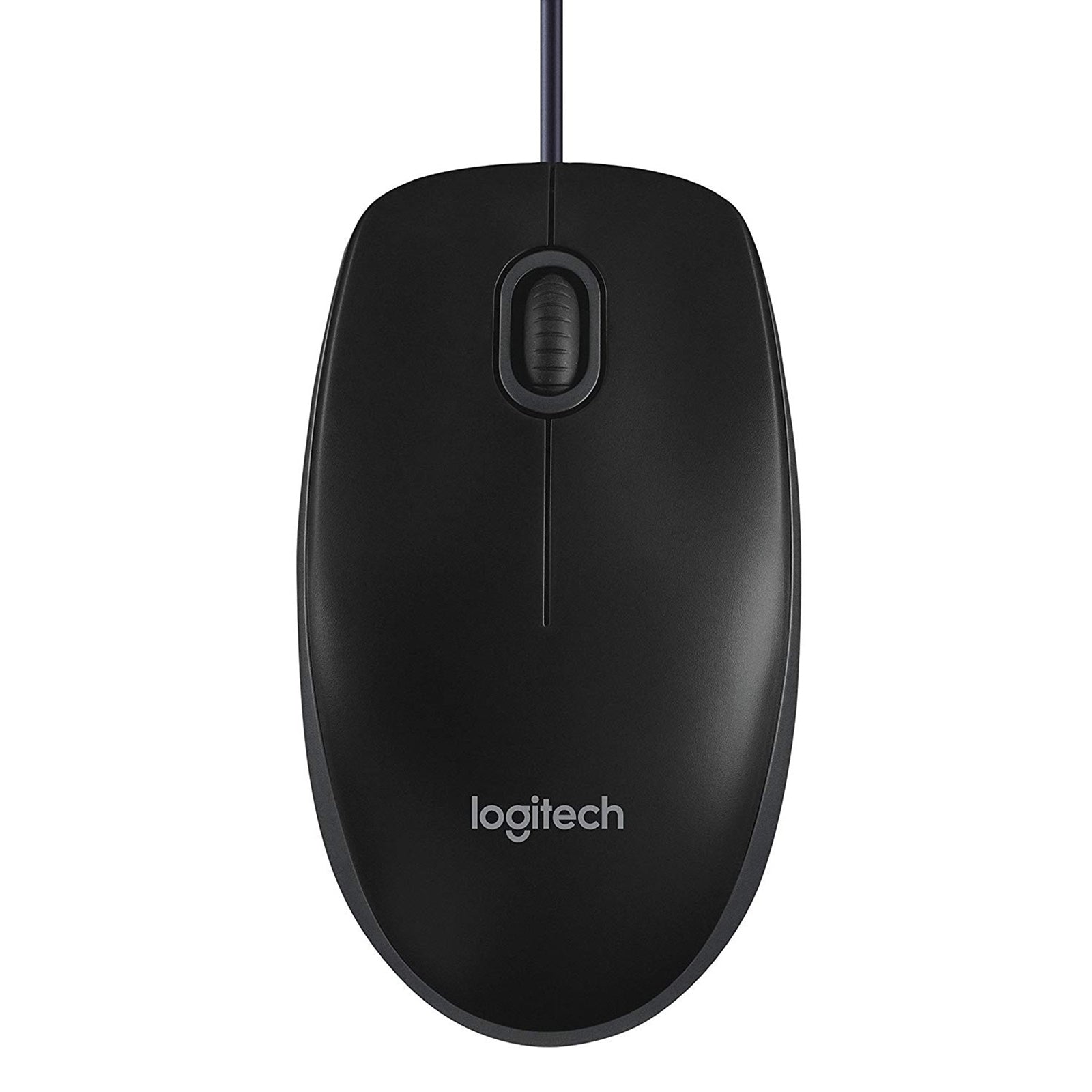Logitech B100 Optical USB Mouse - 1000 DPI, 3-Button, Black