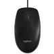 Logitech B100 Optical USB Mouse - 1000 DPI, 3-Button, Black
