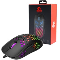 Marvo Scorpion G961 Lightweight Gaming Mouse 75g Honeycomb RGB Black