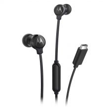 Motorola 3C-S Wired In Ear USB-C Earbuds Black