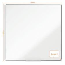 Nobo 1915157 Premium Plus Steel Magnetic Whiteboard 1200x1200mm