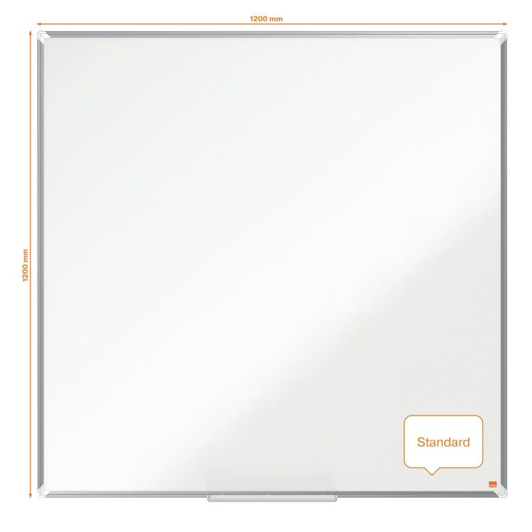 Nobo 1915157 Premium Plus Steel Magnetic Whiteboard 1200x1200mm